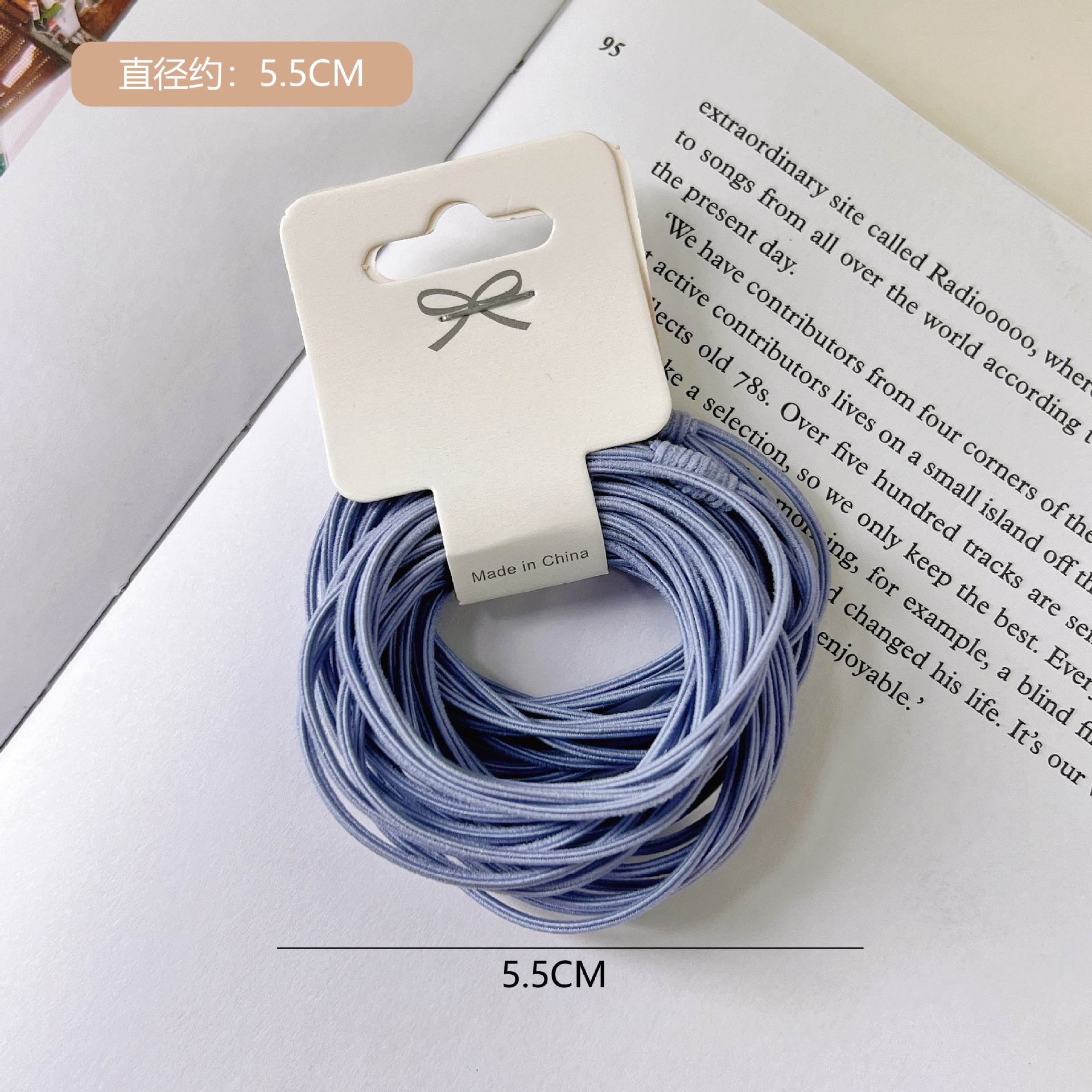 Korean version hair tie, popular online, high-elasticity adult hair tie, multi-strand hair band, basic, versatile, simple hair accessory, leather band pic 61