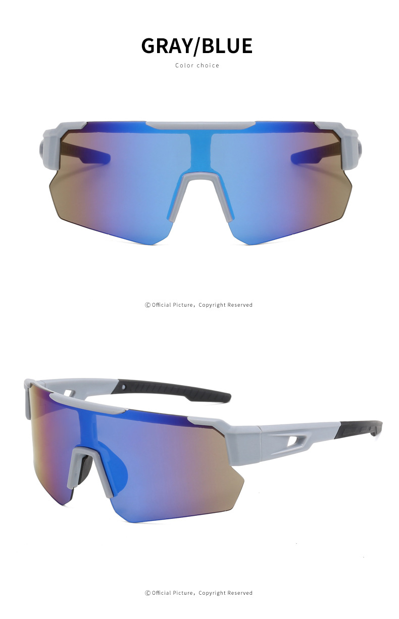 Wholesale of new cross-border UV protection sunglasses, bicycle outdoor sports cycling glasses, and colorful sunglasses pic 17