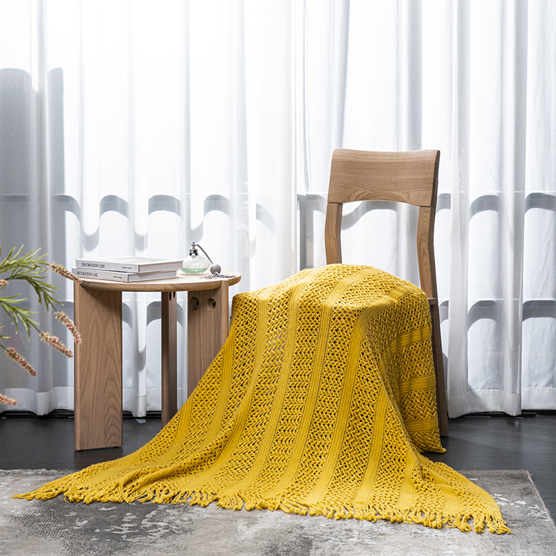 Cross-border blanket, office nap blanket, blanket, summer bed cover, sofa cover blanket, travel woven blanket pic 8