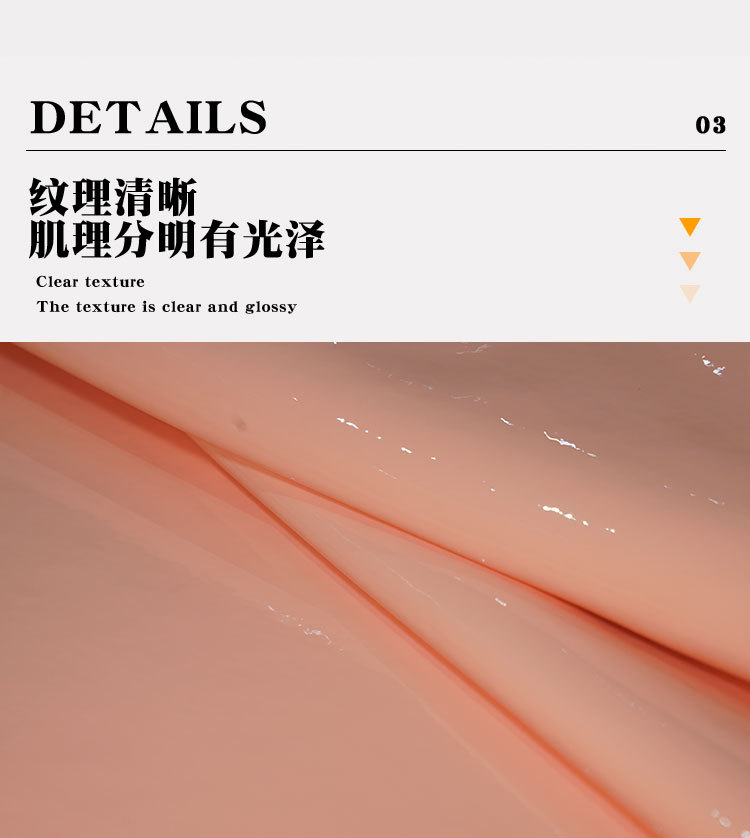 Super-fine mirror-finish pu leather in stock, bright ecological leather 1.0mm super-fine fiber luggage card bag decorative pu leather pic 8