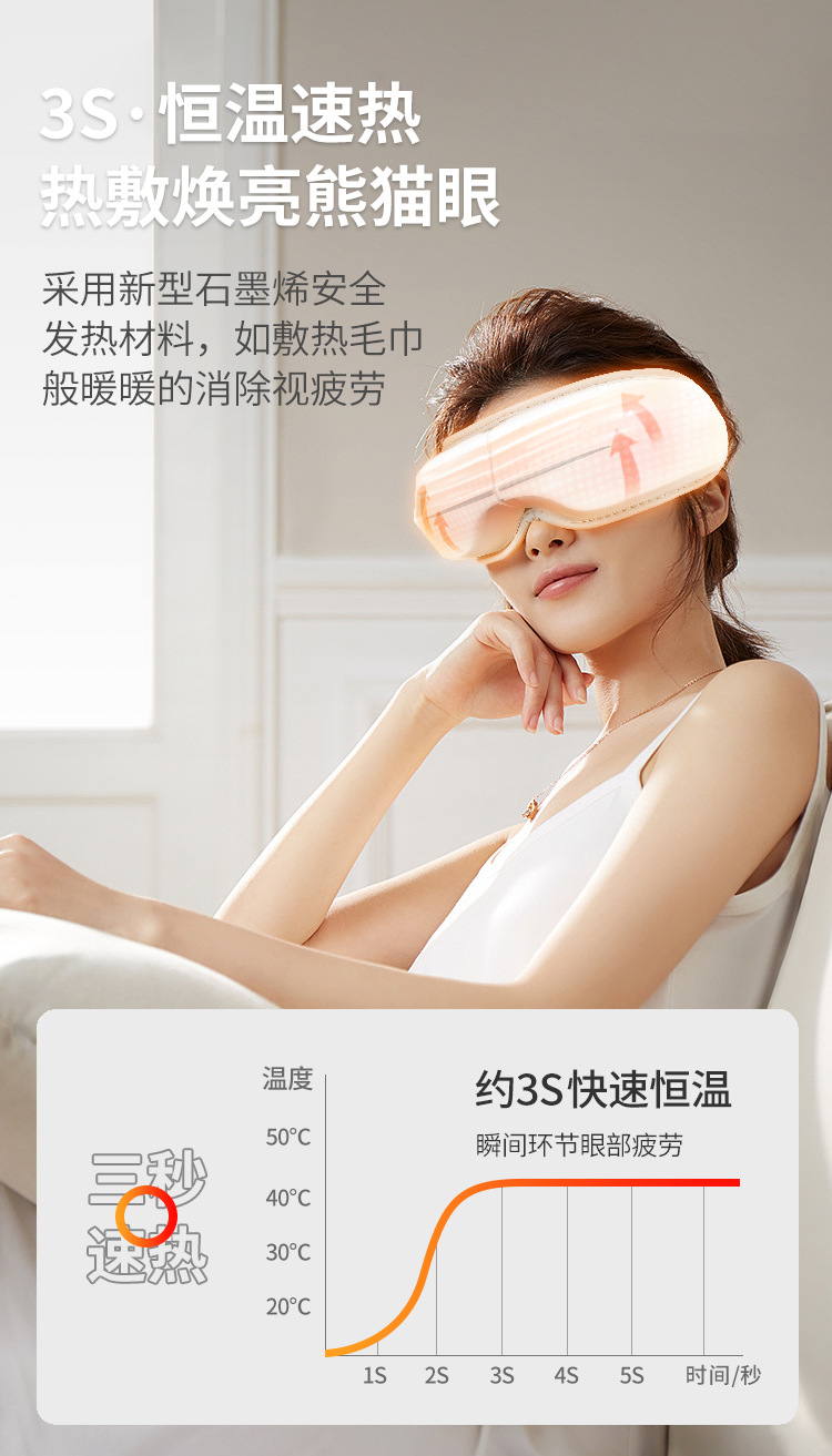 眼部按摩仪缓解疲劳热敷眼罩儿童眼睛护眼仪神器眼部按摩仪详情7