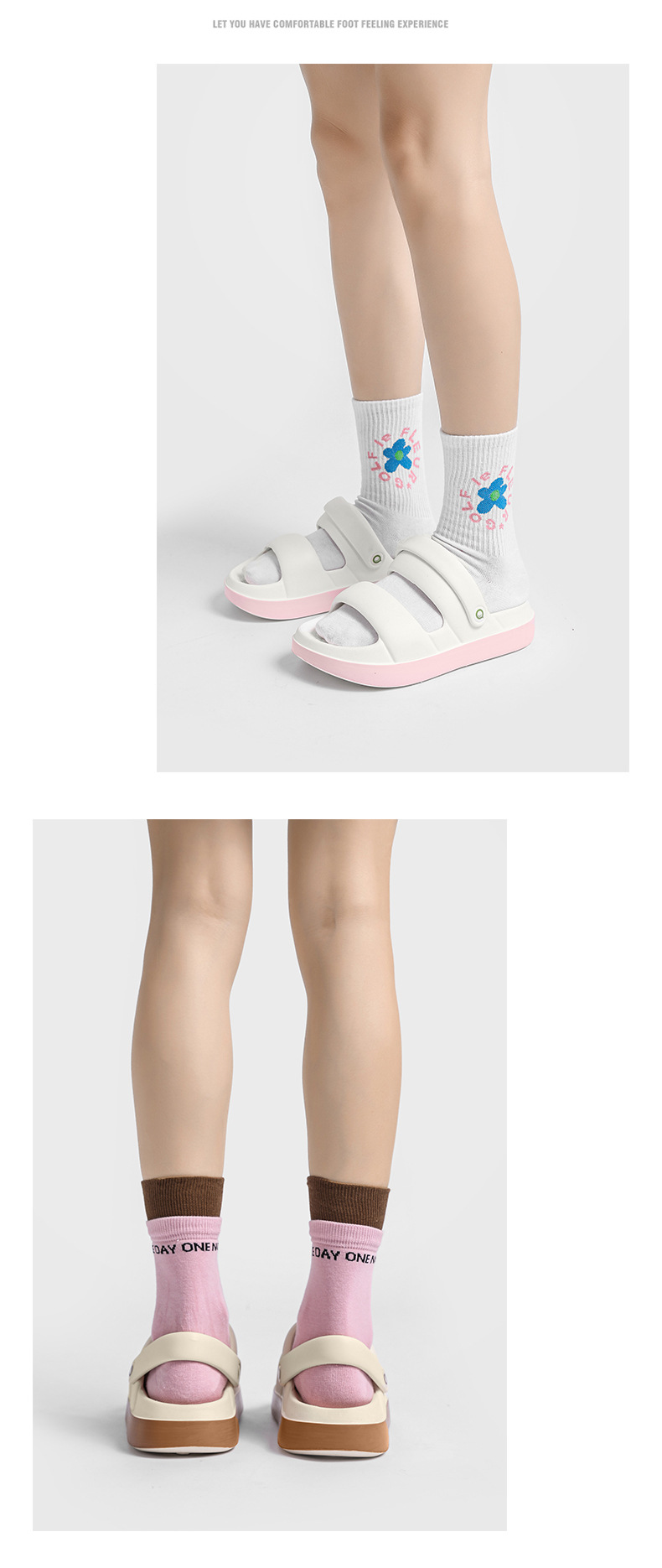 厚底凉鞋女4.0踩屎感露趾透气沙滩鞋夏季户外防滑增高凉拖花园鞋详情3