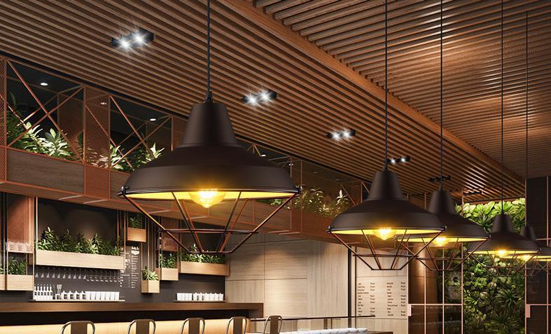 Loft، مصابيح الكافيتريا الصناعية القديمة الطراز القديم pic 7