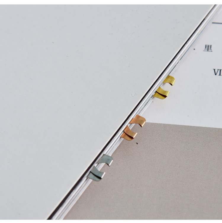 Creative bookmarks, retro hollowed-out stainless steel metal bookmarks, mini and cute teardrop pages, three-color stationery products pic 7