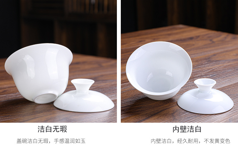 Ceramic travel tea set portable bag, Quick Cup, one pot, three cups, Kung Fu tea set gift set with LOGO printing pic 13