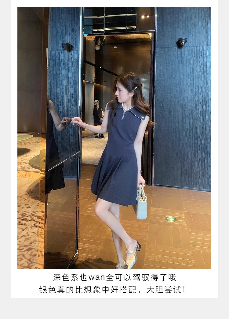 羊皮版葡萄妈同款法式银色方头芭蕾鞋女包头半拖鞋夏外穿粗跟凉拖详情28