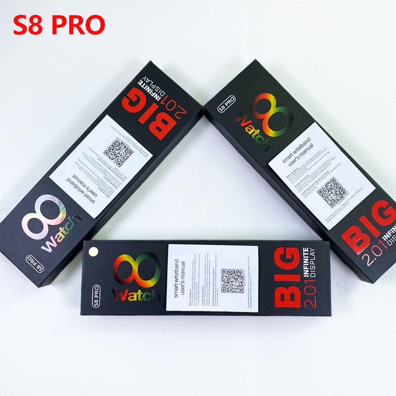 跨境TK新款S8 Pro蓝牙通话手表 大屏运动计步信息提醒手环工厂详情4