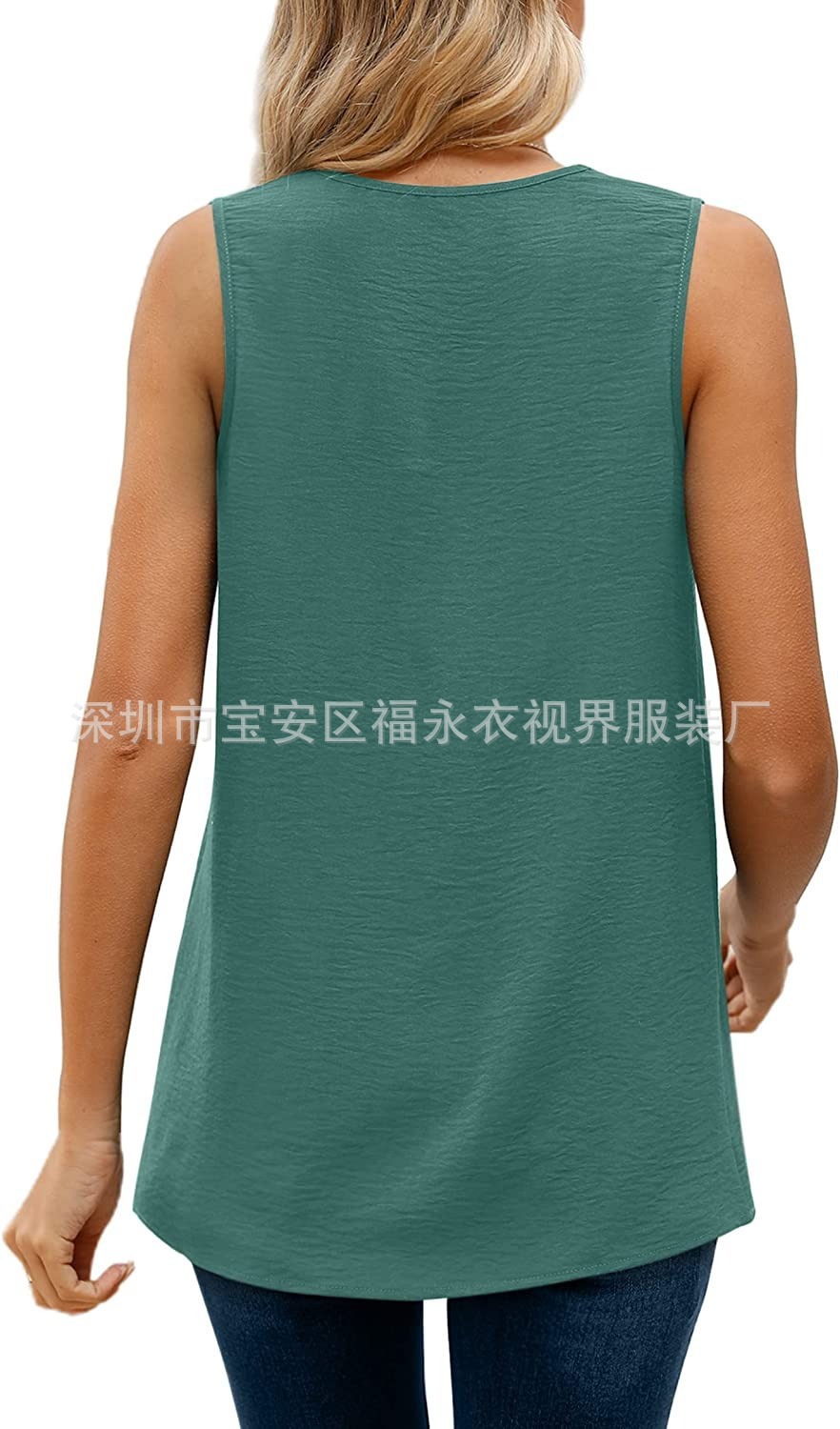 Wiish 2023 Auropean American Auropean Weish Yew Yeark، سترات صغيرة من الثلج من طراز V، من طراز Yew Yew Yeark، قمصان بدون أكمام مختومة pic 7