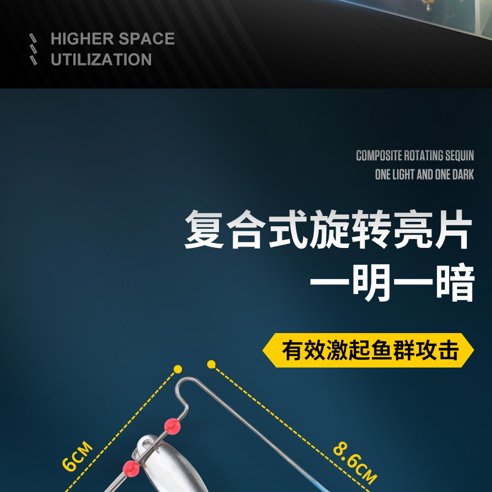 渔安 215件路亚饵套装 渔具配件套装跨境电商鱼饵硬饵软饵套装详情11