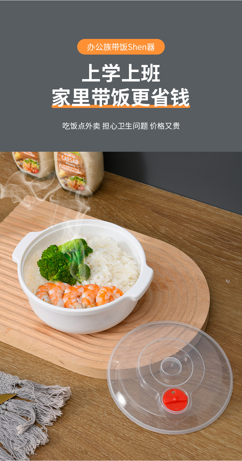 厂家批发】家用加厚塑料汤碗冬季保温菜罩白色收纳防尘多层食物罩详情5