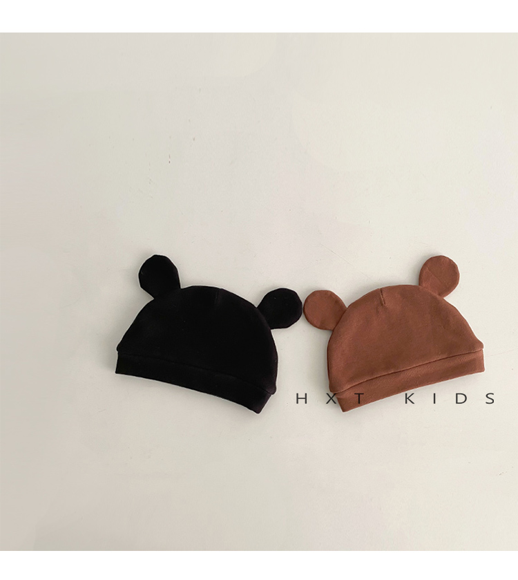 Sombrero de bebé estilo de otoño ins coreano recién nacido bebé súper moe puede cuidar halomen otoño e invierno oso manga gorro marea pic 10