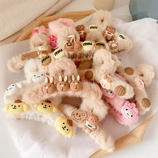 黑色发夹韩国一字夹成人波浪夹子头饰边夹少女钢夹简约刘海小发卡详情11