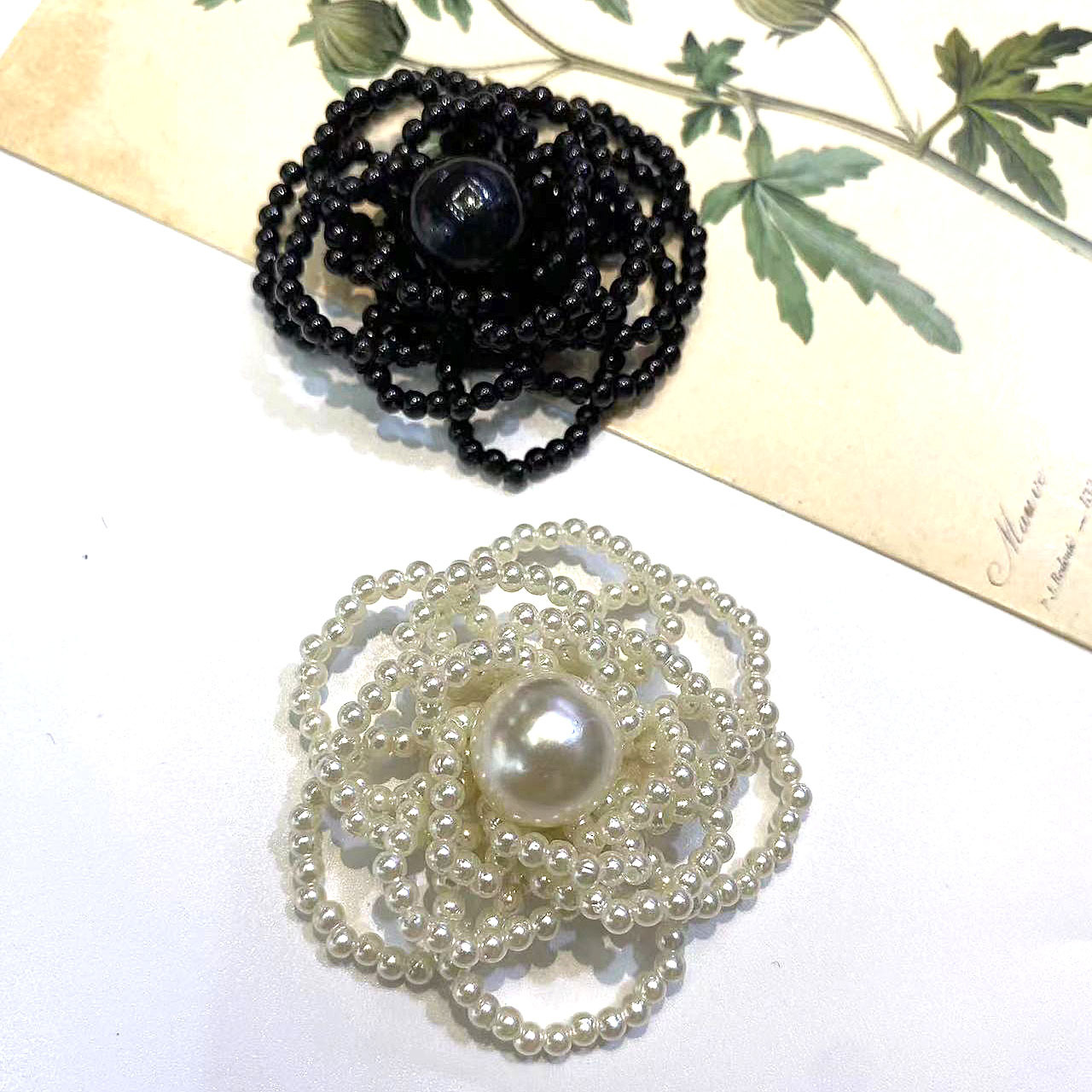 韩版山茶花手工串珠配件辅料发饰头饰鞋帽服饰辅料配件厂家直销批详情6