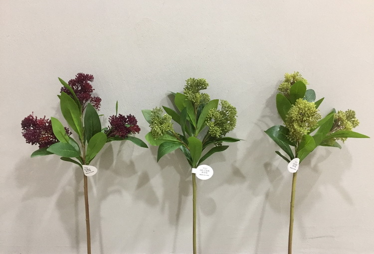 Dongli Flower Industry Factory offers direct sales and wholesale of indoor artificial green plants, home artificial flowers, cloves, bean branches, soft gum fruits, seeds and branches pic 2