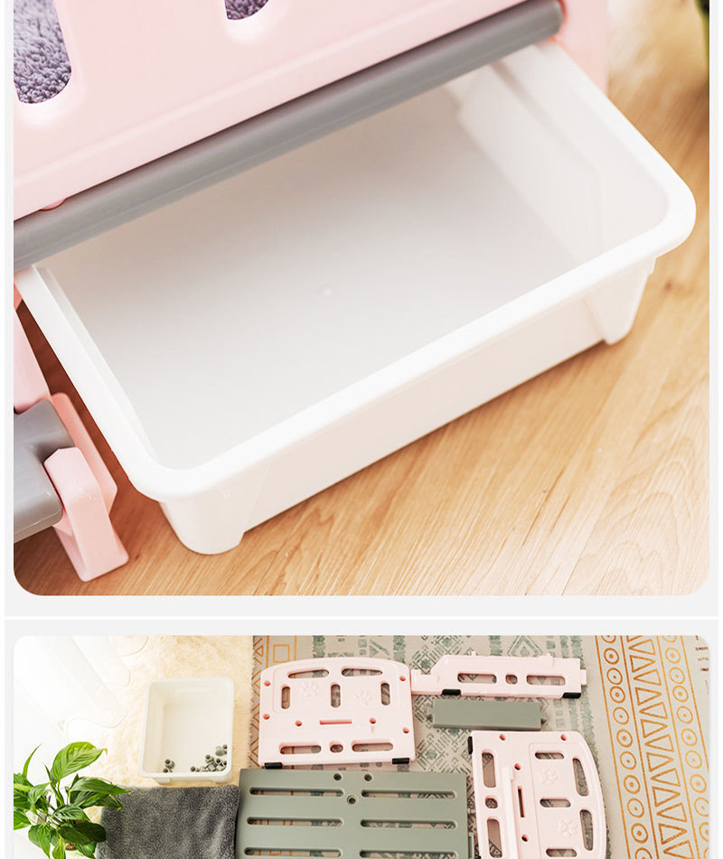 鑫鼎塑业宠物用品批发室内防水宠物床狗行军床中小型犬狗床公主床详情5