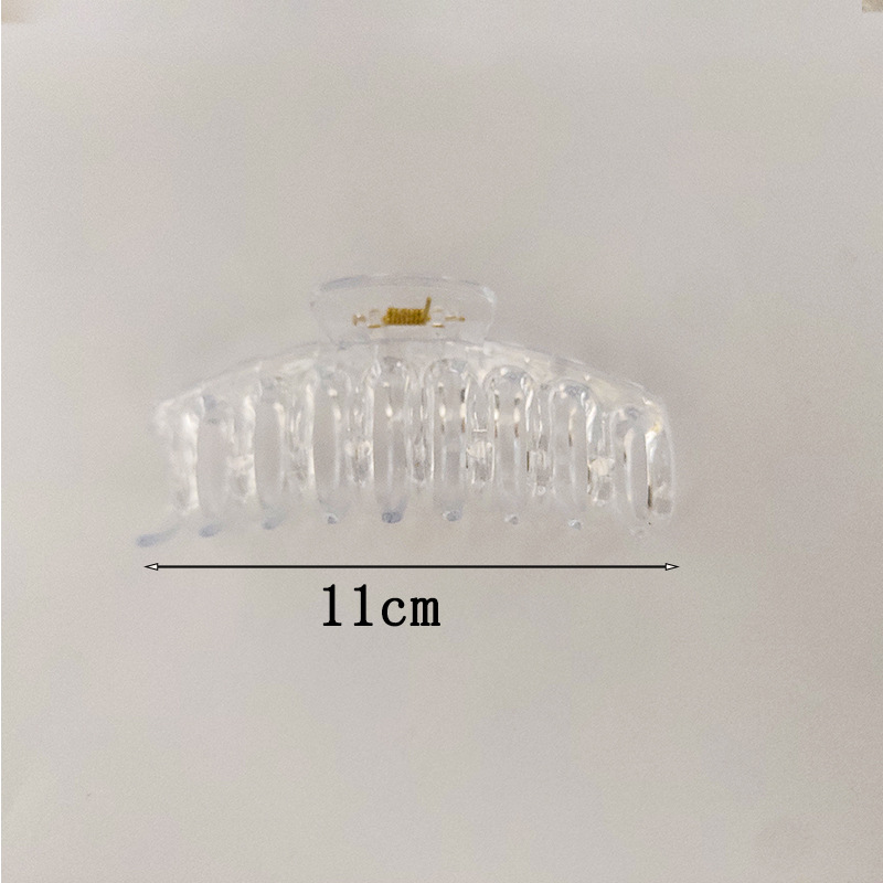 热门发夹各样式透明抓夹大号流行发卡创意 DIY百搭发饰鲨鱼夹批发详情13