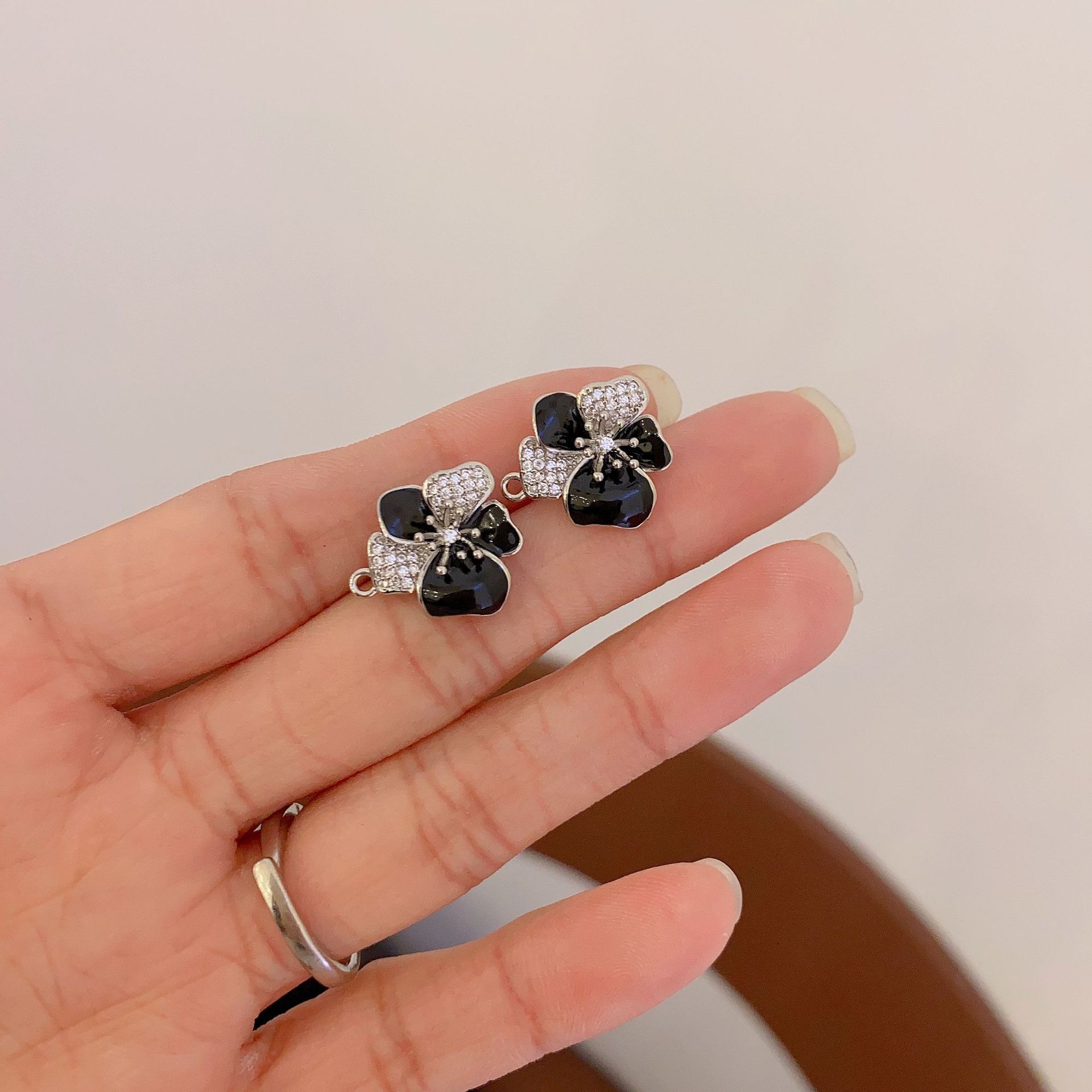 DIY accessories: Korean-style universal snap pearl bracelet, necklace, snap end, oil drip, new side-opening snap pic 11