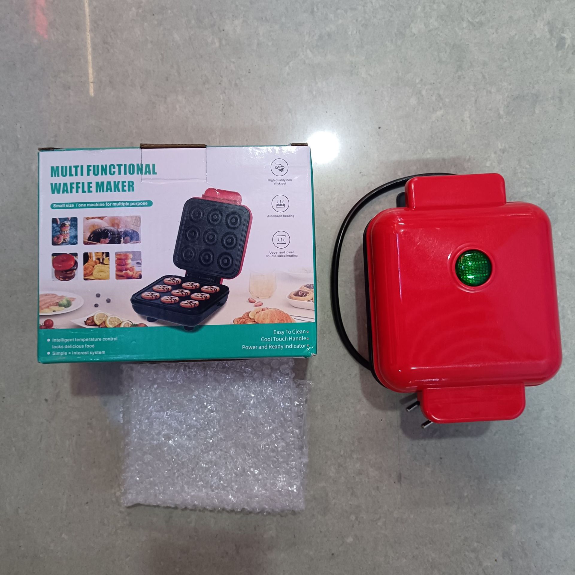 diy grid pancake machine, home non-stick baking waffle mold, waffle maker sandwich machine pic 5