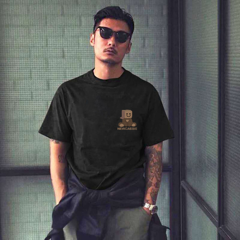 新款夏季男士短袖t恤男学生棉T恤夏装圆领半袖青年打底衫ins潮牌详情28