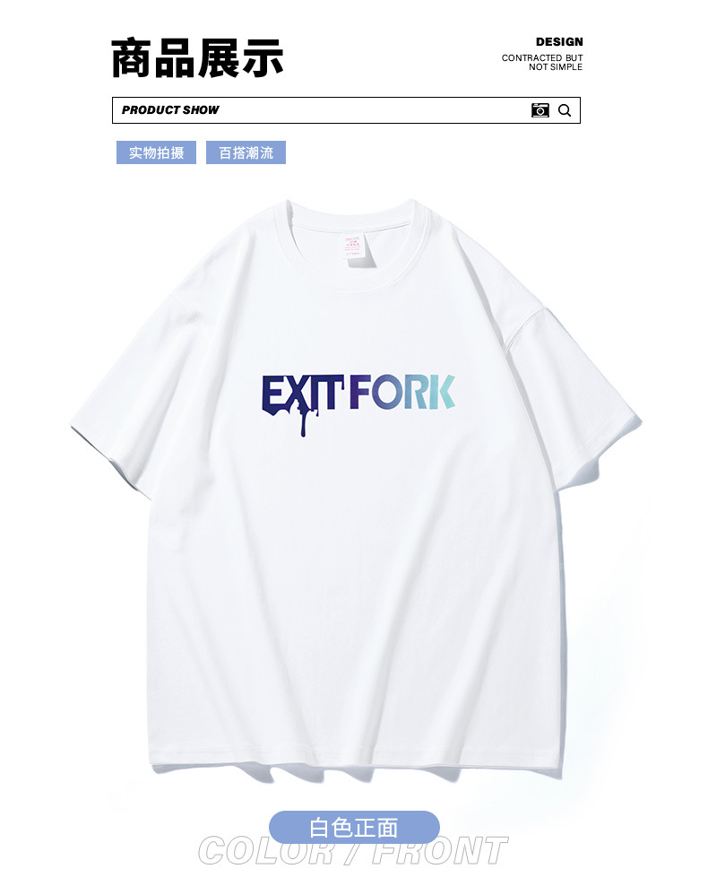 NASA collaboration short-sleeved T-shirt for men, a heavyweight off-the-shoulder pure cotton bestseller with bear print, half-sleeved couple T-shirt for women pic 55