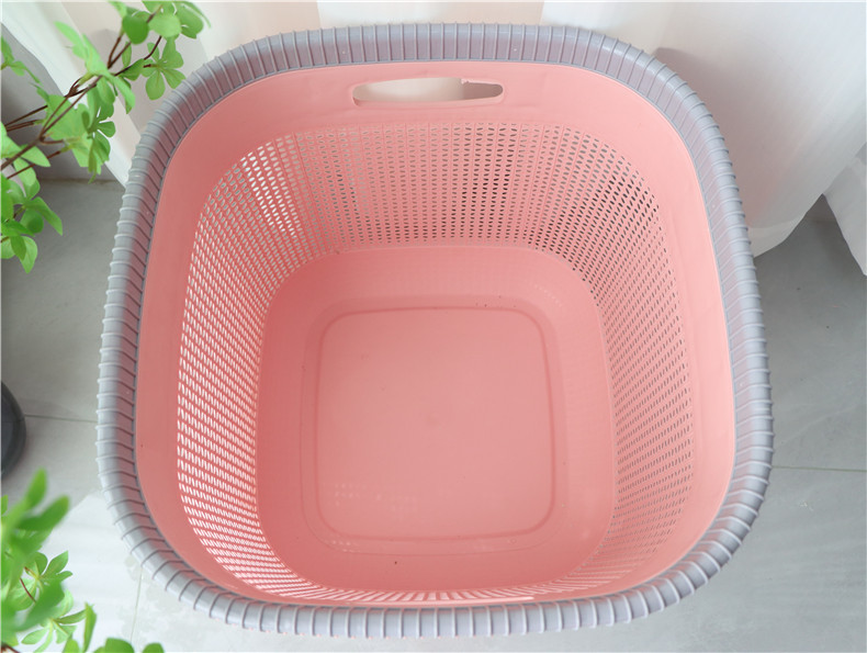 Wholesale of large quantities of hand-held storage baskets, clothing and sundries storage baskets, dirty clothes baskets, large hollowed-out dirty clothes baskets pic 9