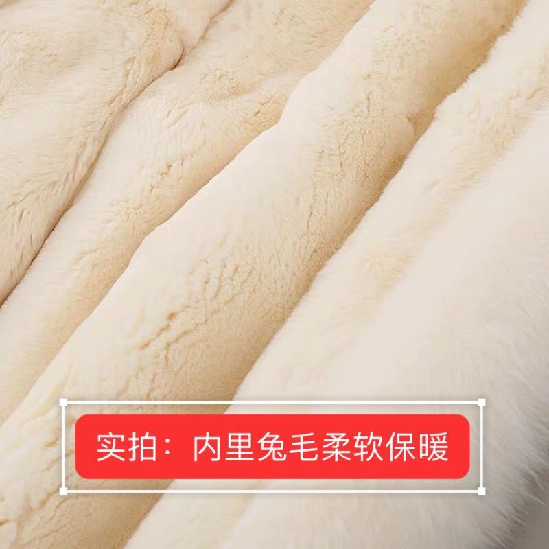 狐狸毛派克服女真毛中长款皮草皮毛一体棉服女2020新款冬季厚外套详情7