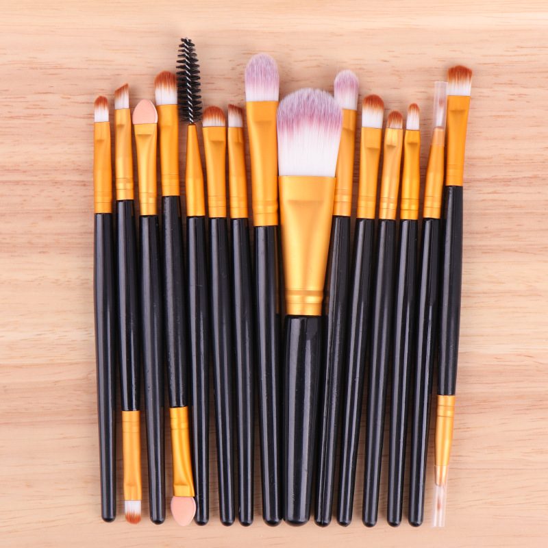 15-piece makeup brush set: eyeshadow brush, eye brush, eyebrow brush, eyelash brush, lip brush, complete set of beauty tools in stock, shanilak pic 8