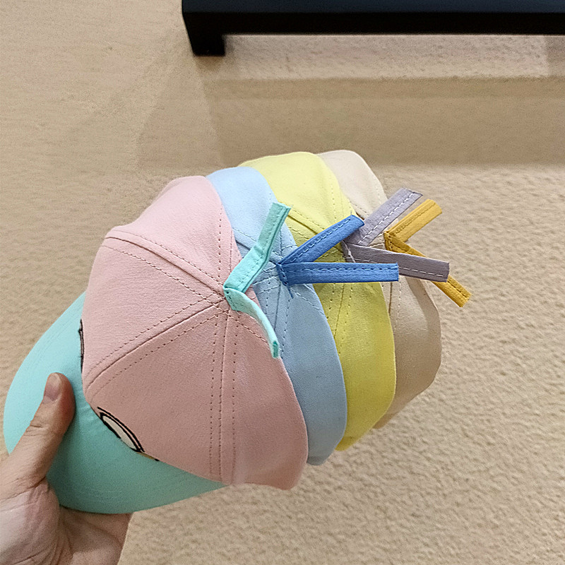 儿童帽子韩版卡通可爱春秋季出游宝宝鸭舌帽男女童婴儿棒球帽超萌详情16