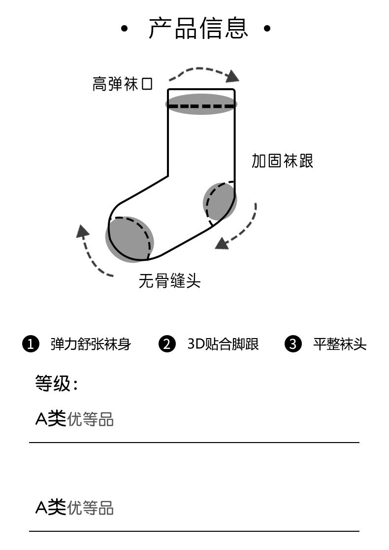 秋冬新款中筒纯棉男袜全棉纯色舒适透气商务男士吸汗棉袜现货批发详情7