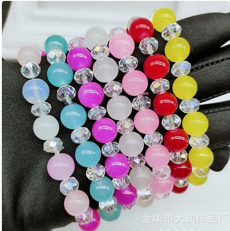 Jelly, acrylic, transparent rice beads, glass beads, colorful string beads, DIY handcrafted materials, nail art accessories, resin parts pic 12
