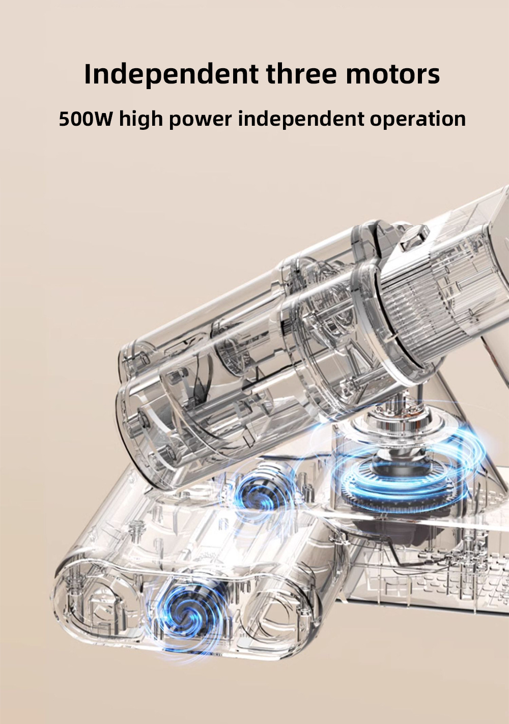 Double roller brush mite remover, a mite removal wonder, a large household vacuum cleaner for bed removal, ultrasonic and ultraviolet sterilization power purification pic 11