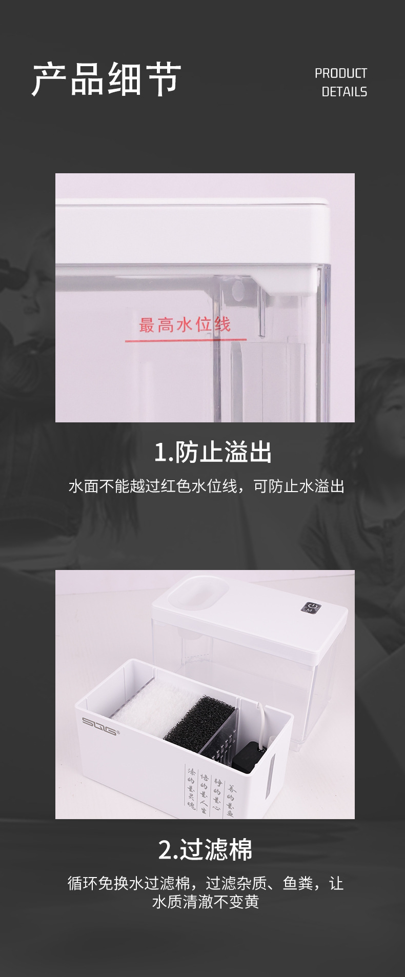 Self-circulating small fish tank bottom filter ecological micro-tank office small desktop mini creative no need to change water landscape fighting fish pic 12