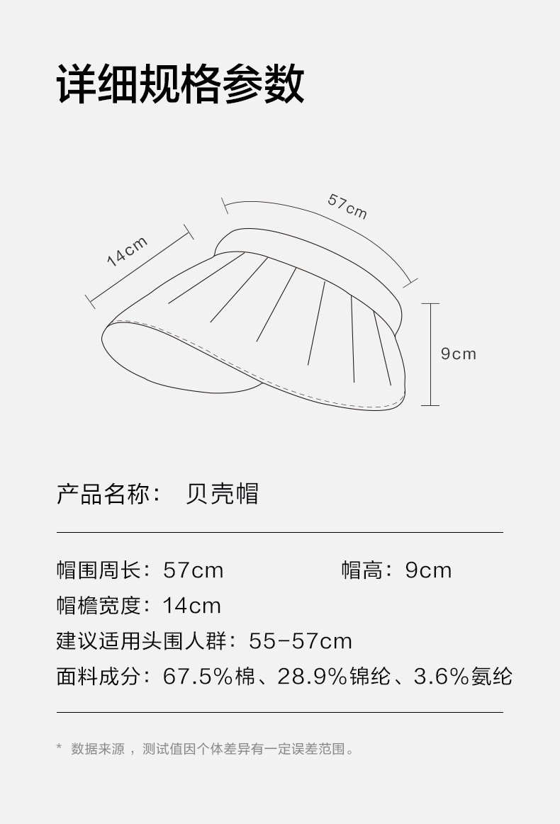 防晒帽女夏季防紫外线遮阳帽骑车空顶遮脸太阳帽批发折叠贝壳帽子详情6