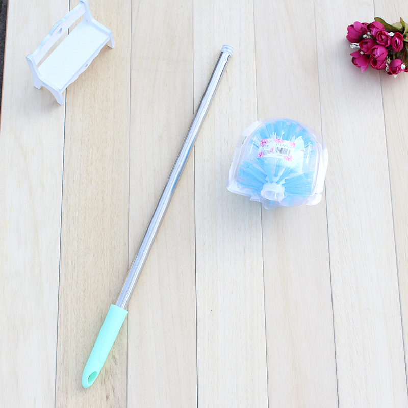 1207 stainless steel round head toilet cleaning brush, toilet brush, sanitary brush, 5-yuan store daily necessities wholesale pic 9