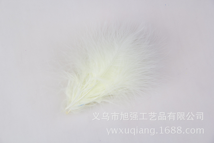 厂家供应火鸡毛DIY彩色血管绒羽毛饰品配件装饰羽毛批发详情13