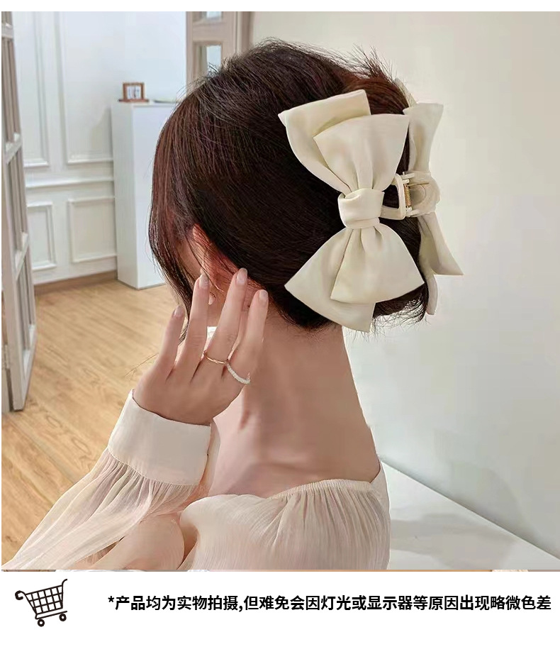 大号双面蝴蝶结后脑勺抓夹在逃公主顶夹ins网红氛围感少女发饰夏详情5