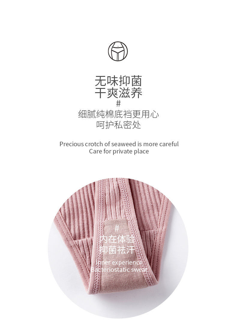 跨境欧美女士内裤中腰透气提臀女内裤高弹舒适女士三角裤批发直供详情2