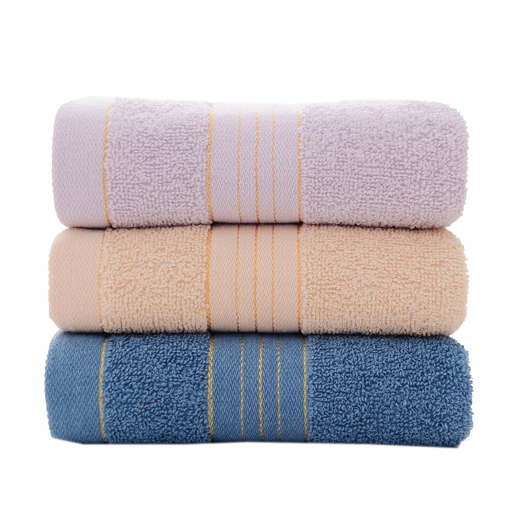 Factory wholesale pure cotton gold thread broken towels, all-cotton face towels, home daily use gifts, gift boxes, embroidered logos pic 11