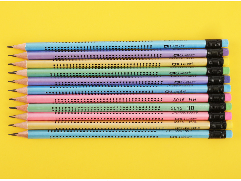 HB Pencils for primary school students, 30-piece triangular rod correction grip pencils, creative cartoon writing pens, wholesale of barrel pencils pic 12