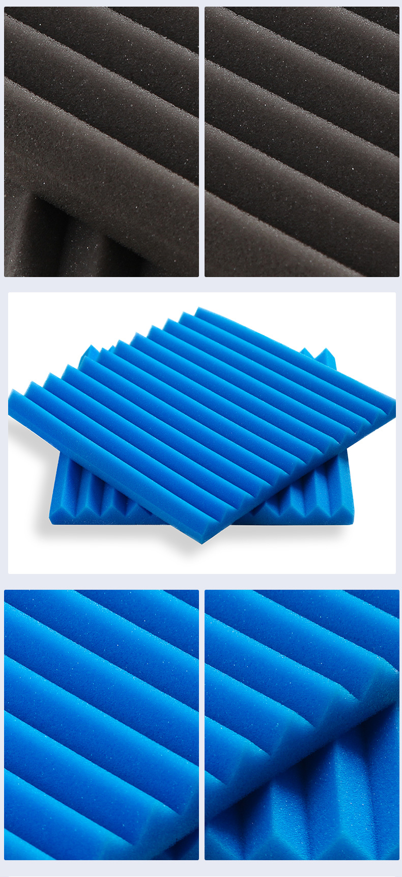 Wholesale high-density triangular groove sound insulation cotton, sound-absorbing cotton, wall egg cotton, KTV recording studio insulation cotton, decoration pic 24