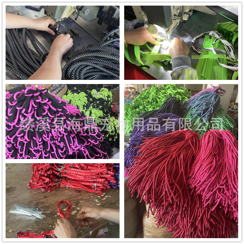 Pet dog leash, nylon leash, chest strap, small and medium-sized dog leash, dog chain, dog collar pic 16