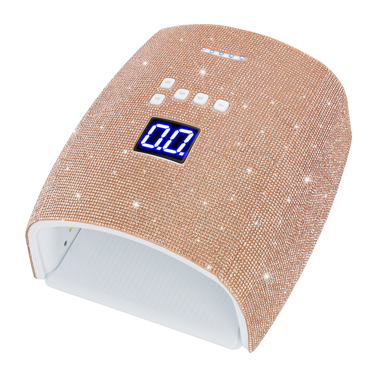 Cross-border new product S10 diamond-attaching wireless battery nail art light Therapy Machine 66W High-power nail baking lamp pic 26
