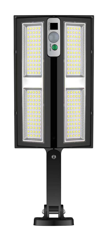 New solar lamps, solar street lamps with remote control, human body sensing, high-capacity outdoor courtyard lamps and villa lamps pic 4