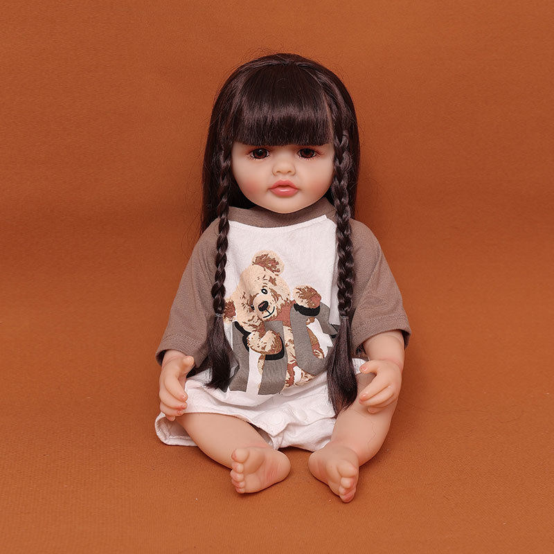 仿真重生娃娃洋娃玩具儿童婴儿宝宝女孩睡眠软胶换装公主跨镜出口详情12