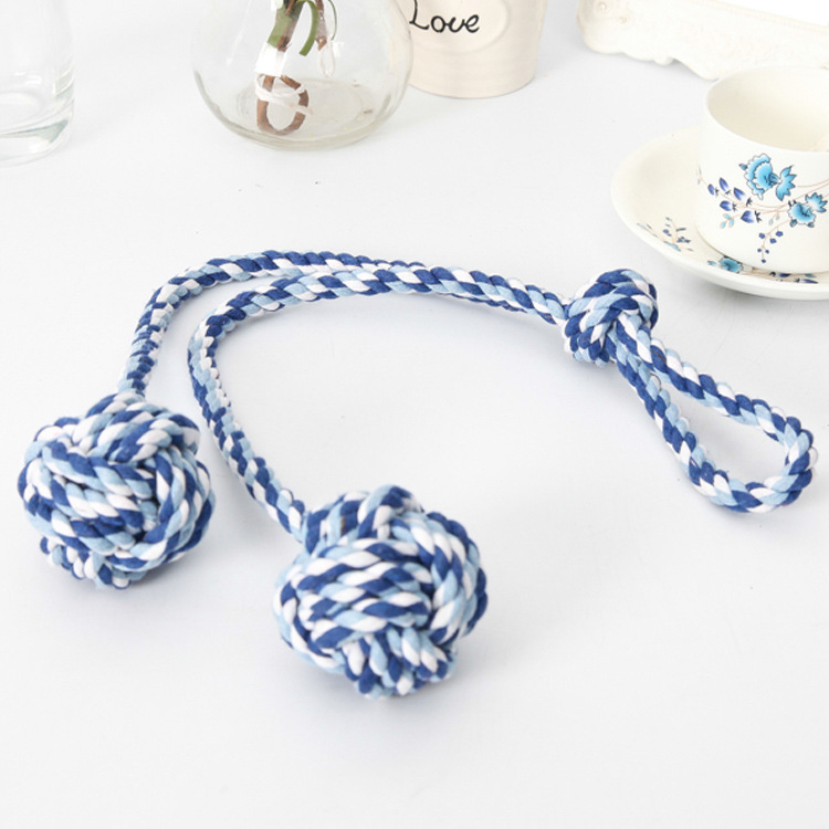 Dog supplies, durable teething pet toys, golden Retriever Teddy, puppy toys, small dog toys, balls, cotton ropes, pet supplies pic 2