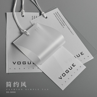 棉麻吊牌定 做LOGO高端女装帆布挂牌定 制衣服丝网印标签制作商标详情5