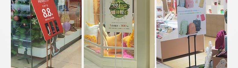 Customized hotel display stands, signboards, promotional boards, furniture door panels, KT board display stands, new inclined surfaces available pic 42