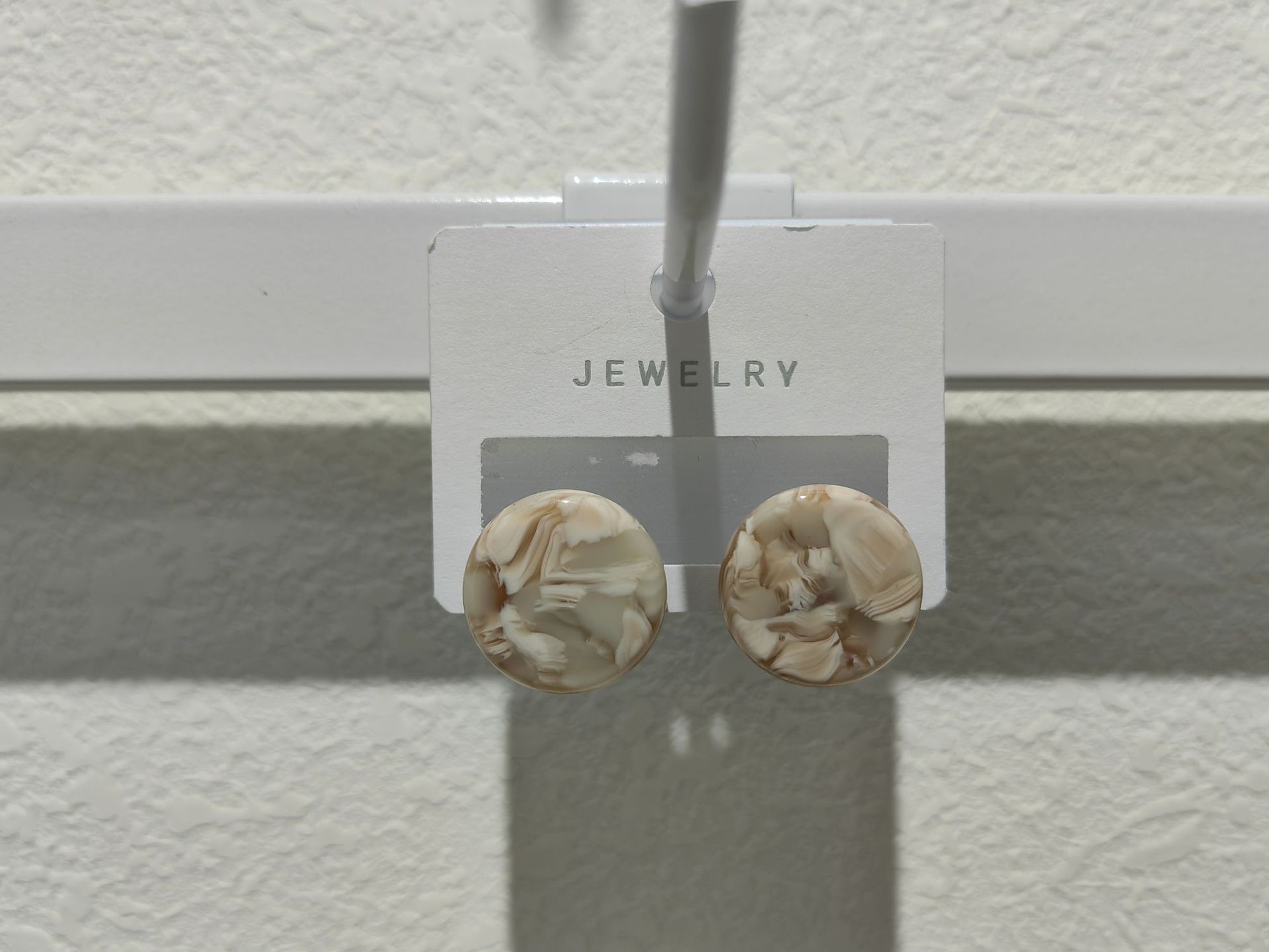 厂家直销醋酸C型经典款耳环简约时尚个性半透明花色耳坠耳饰品女详情7