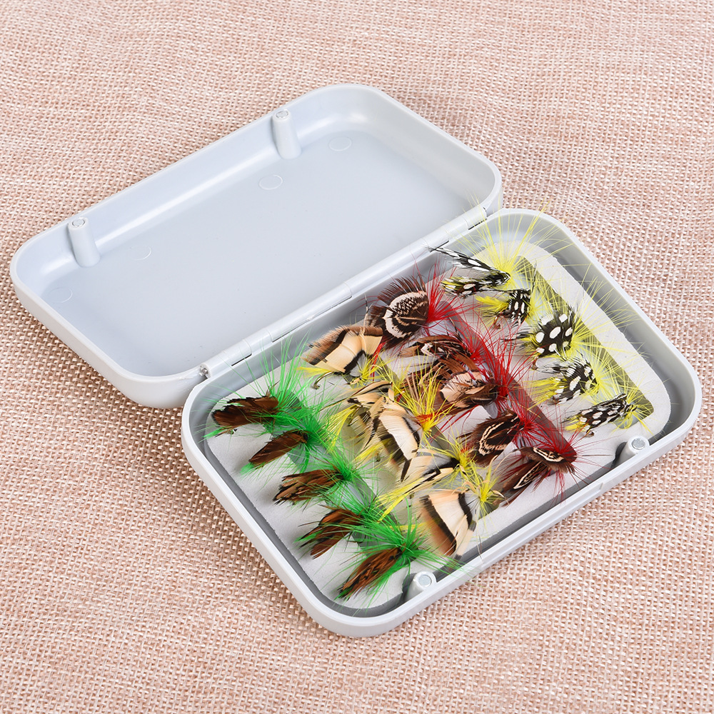 Leou 27955 multi-color mixed fly hook, butterfly imitation and bionic lure fishing hook, hardware fishing equipment premium pic 22