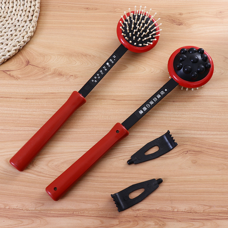 Massage hammer, back tapping, meridian pounding, multi-functional health hammer, health patting stick, fitness and satisfaction hammer in stock pic 25